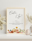 JUNE Small Wedding Sign Template