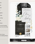 ELLA Modern Online Digital Wedding Invitation