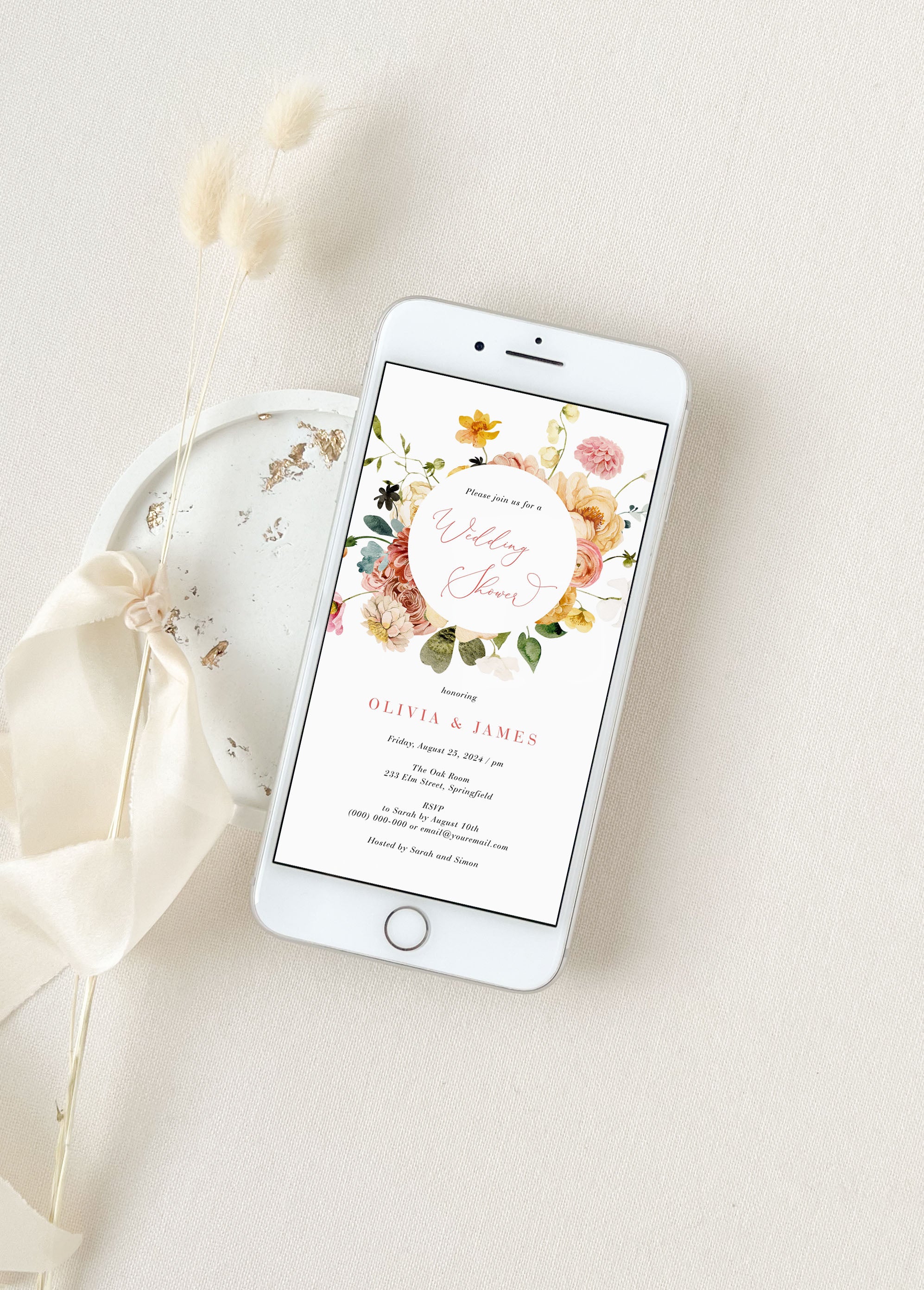 JUNE Wedding Shower Invitation Evite