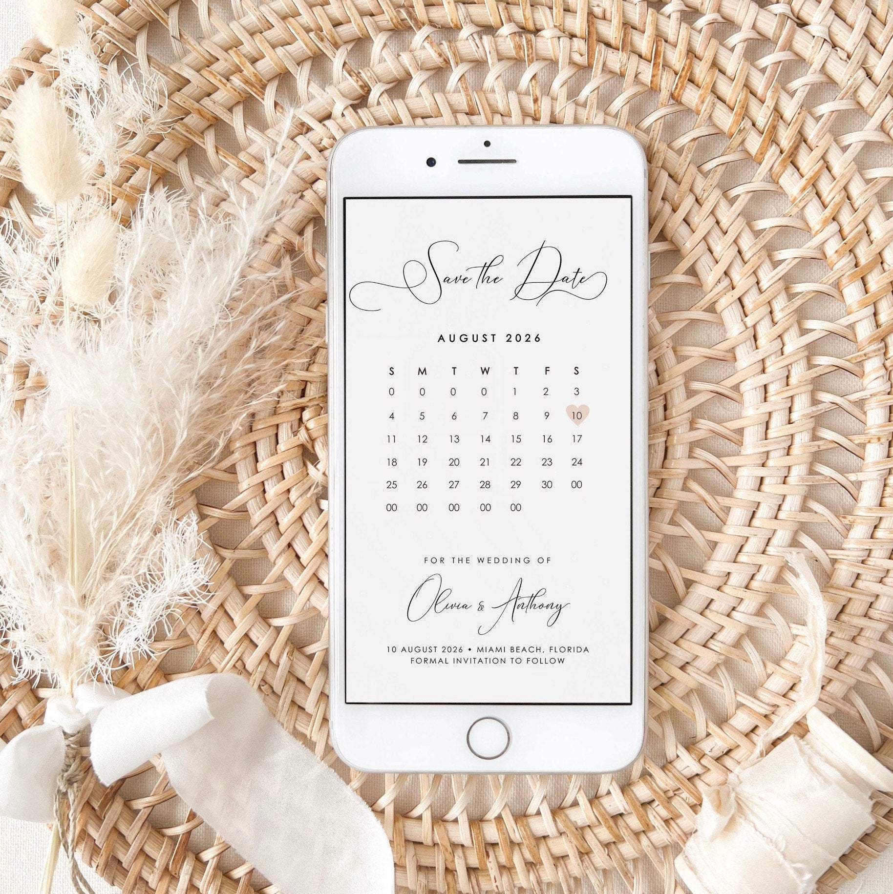 ELLA Calendar Save the Date Digital