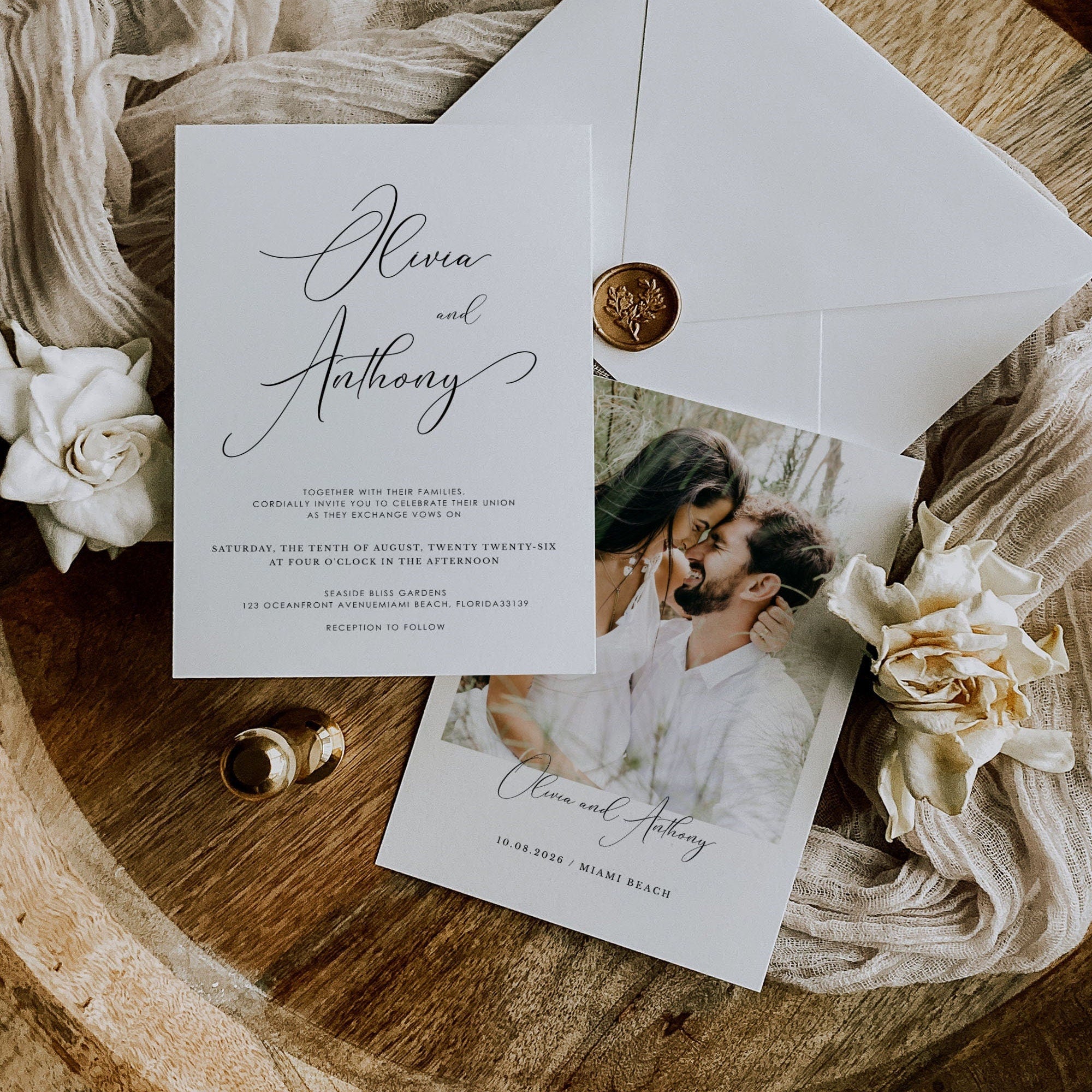 ELLA Wedding Invitation Template