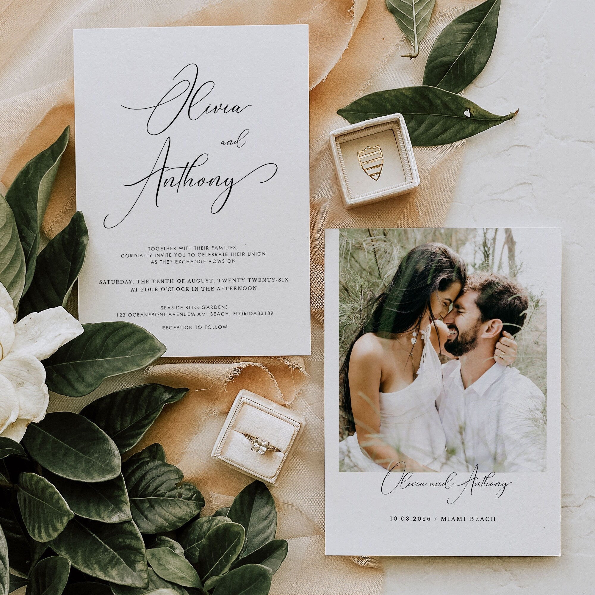 ELLA Wedding Invitation Template