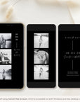 LAURA Animated Save the Date Video Template - Black