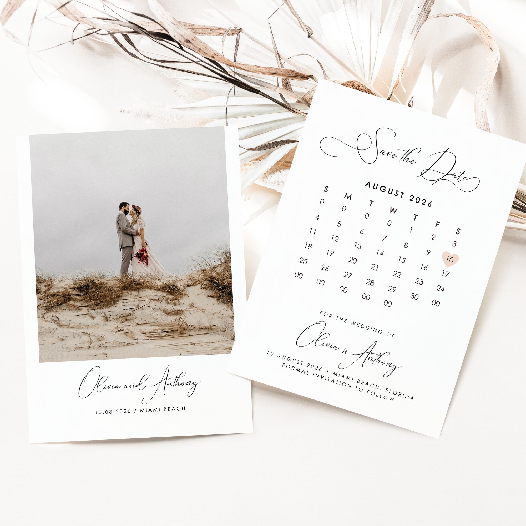ELLA Calendar Save the Date Template