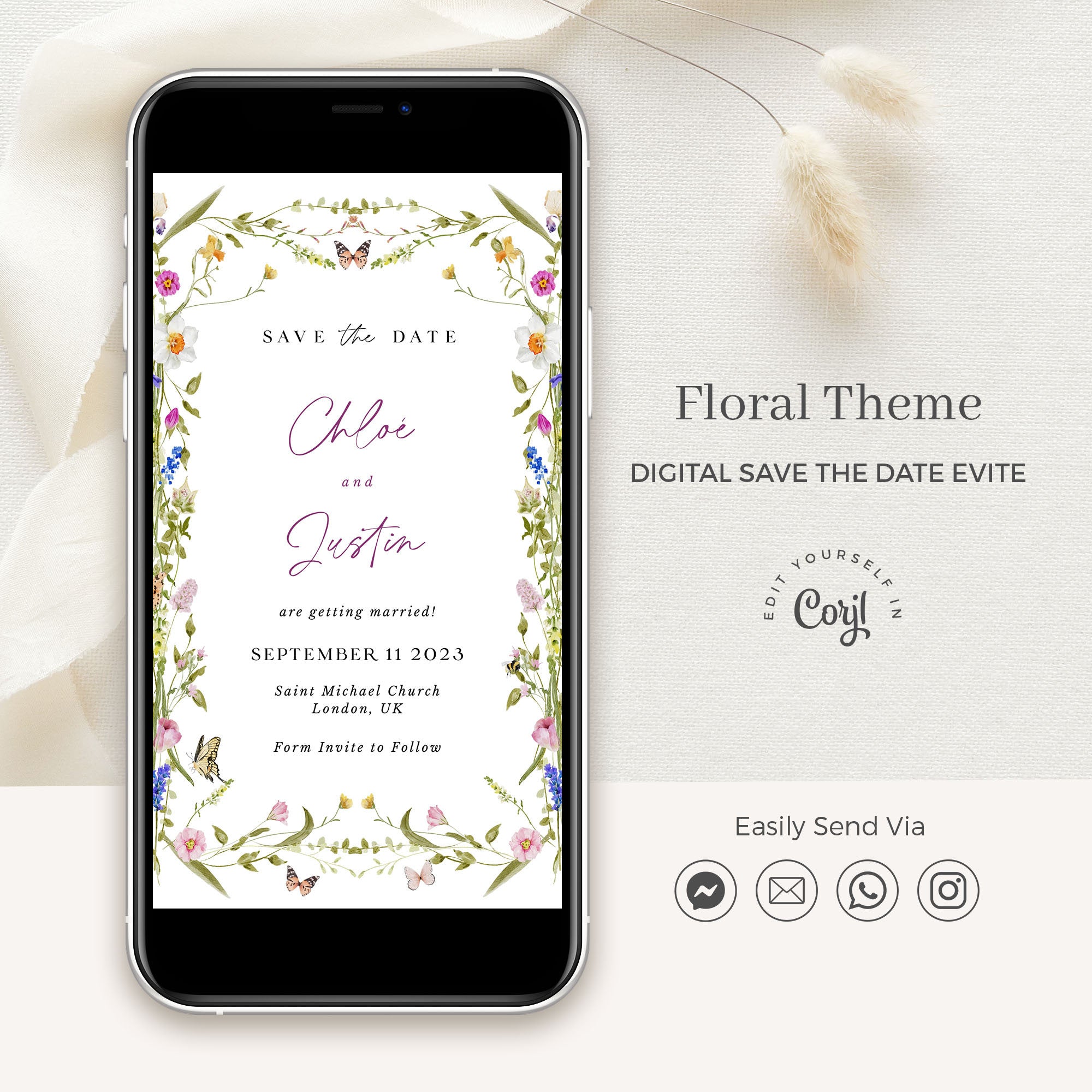 CHLOÉ Flower Save the Date Electronic