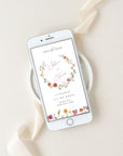APRIL Digital save the Date Flowers