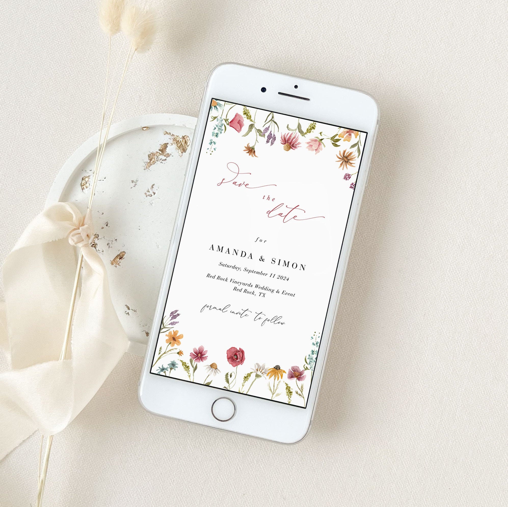 APRIL Spring Save the Date Digital
