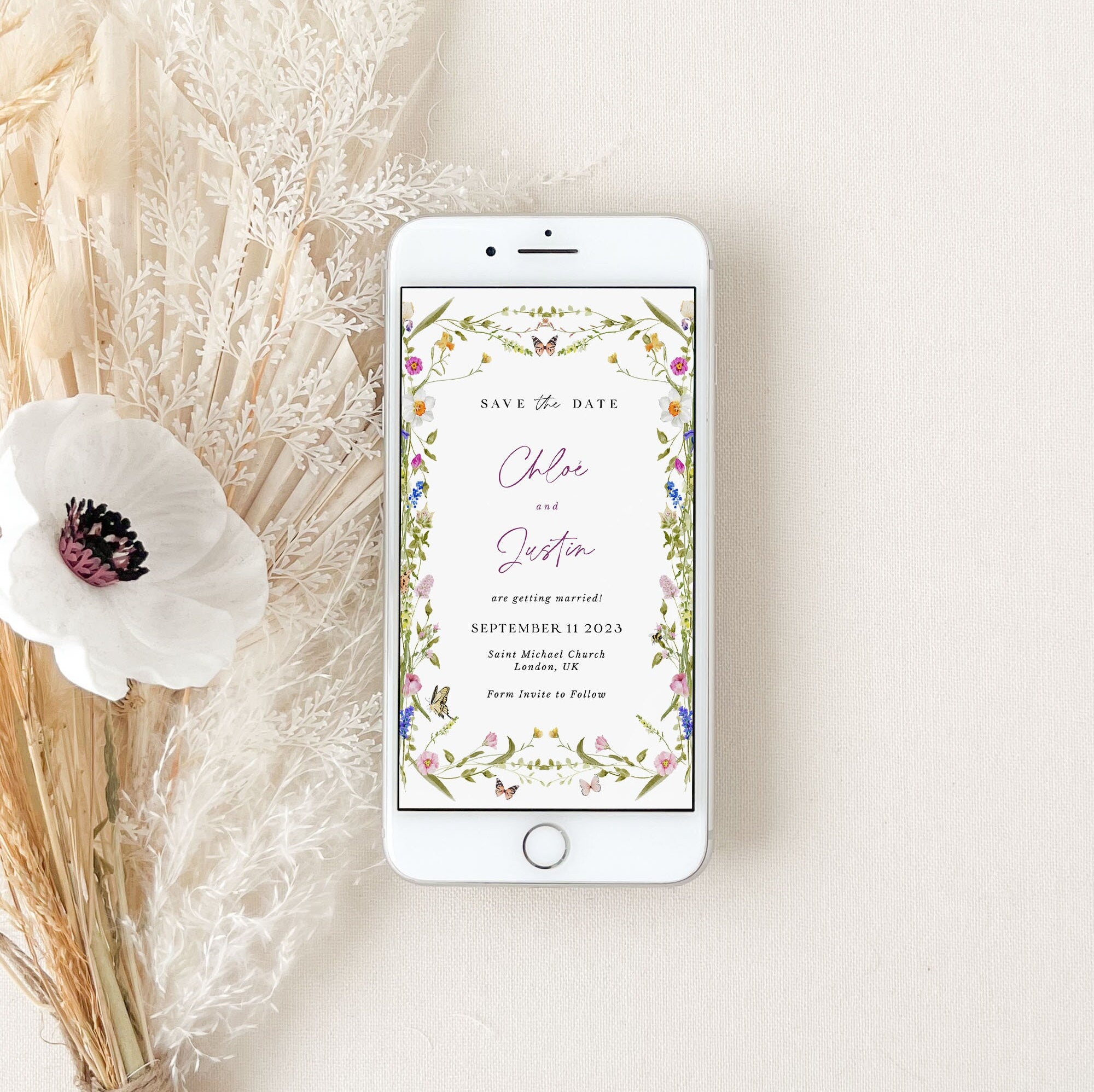 CHLOÉ Flower Save the Date Electronic