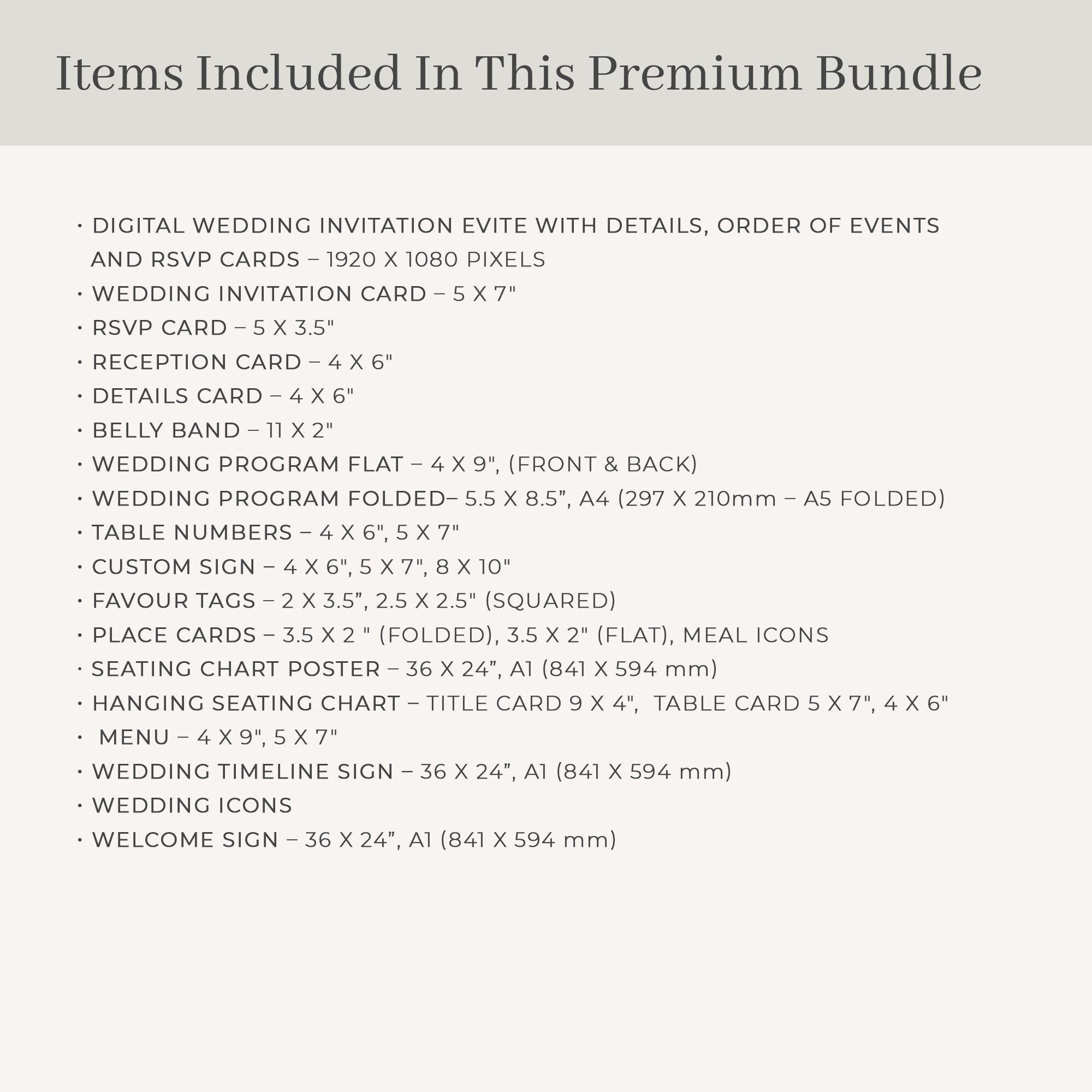 CHLOÉ Floral Wedding Stationery Templates Bundle