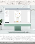 APRIL Digital save the Date Flowers