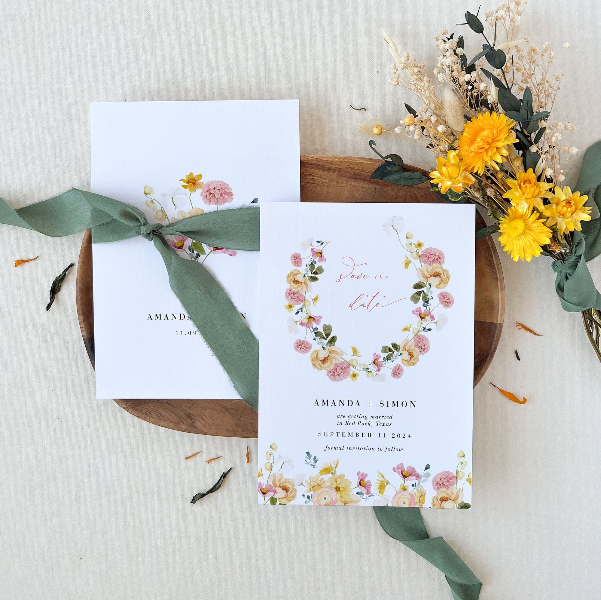 JUNE Summer Save the Date Template