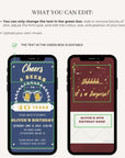 Cheers and Beers Invitation for Men