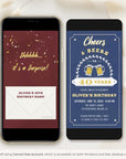 Cheers and Beers Invitation for Men