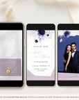 VIOLETTA Purple Save the Date Video Template