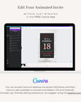VIBE Birthday Invitation Video Silver