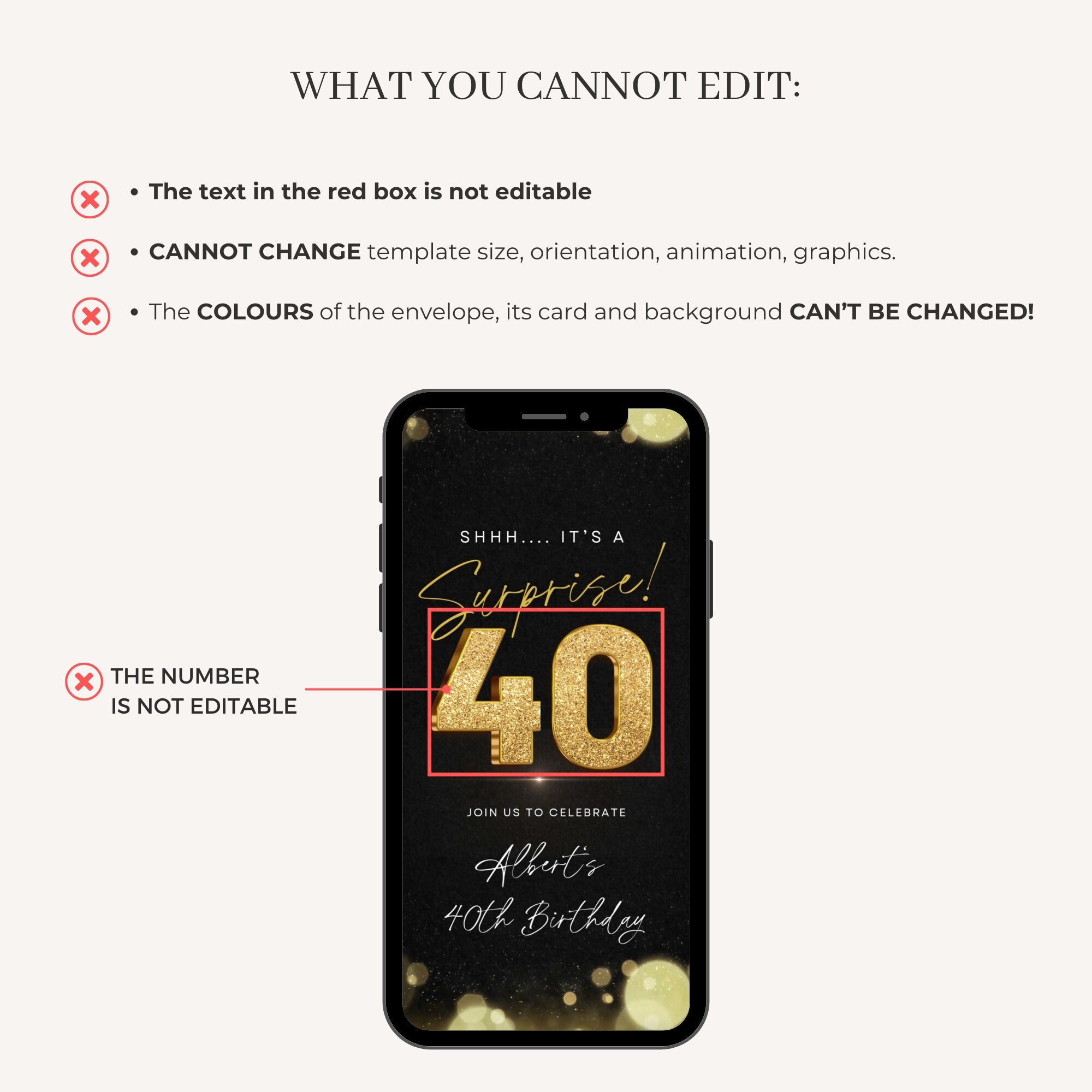 ZEST Birthday Invitation Video Template