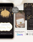 Animated Christmas Party Invitations Template