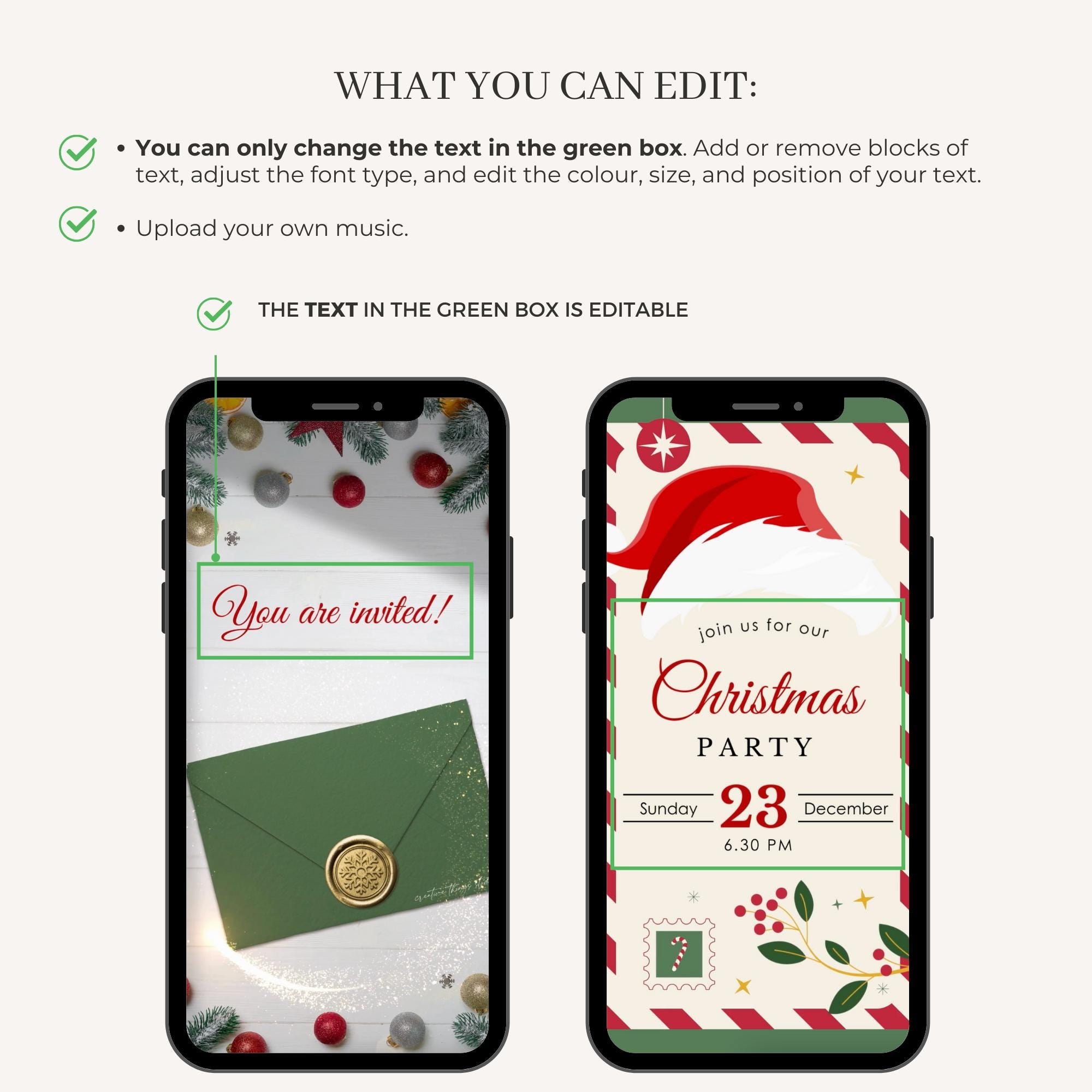 Santa Invitation for Christmas Party Video Template