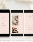 LAURA Wedding Invitation Video Template - Blush Pink