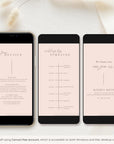 LAURA Wedding Invitation Video Template - Blush Pink