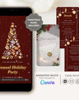 Business Christmas Party Invitation Video Template