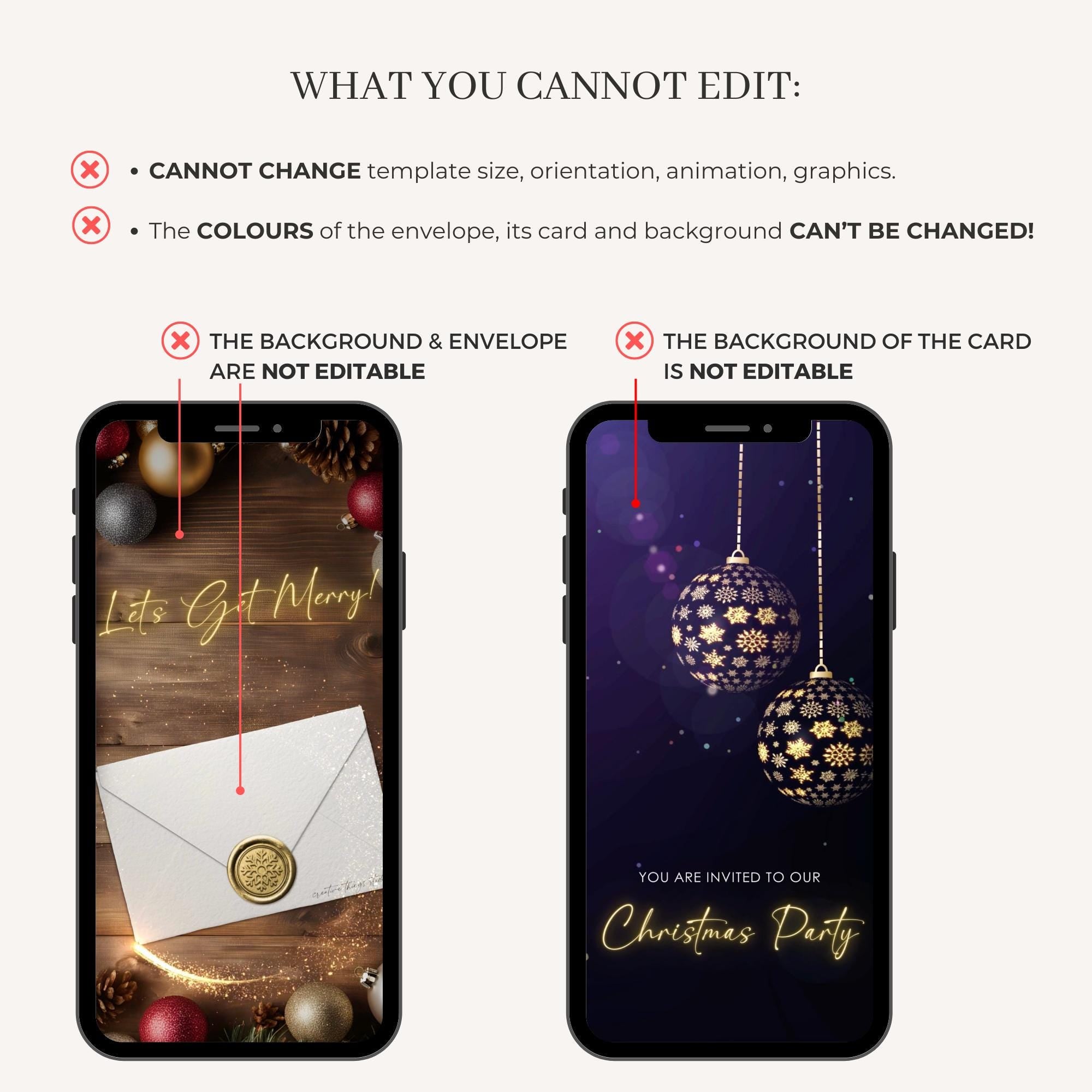 Christmas Party Invitation Video Template