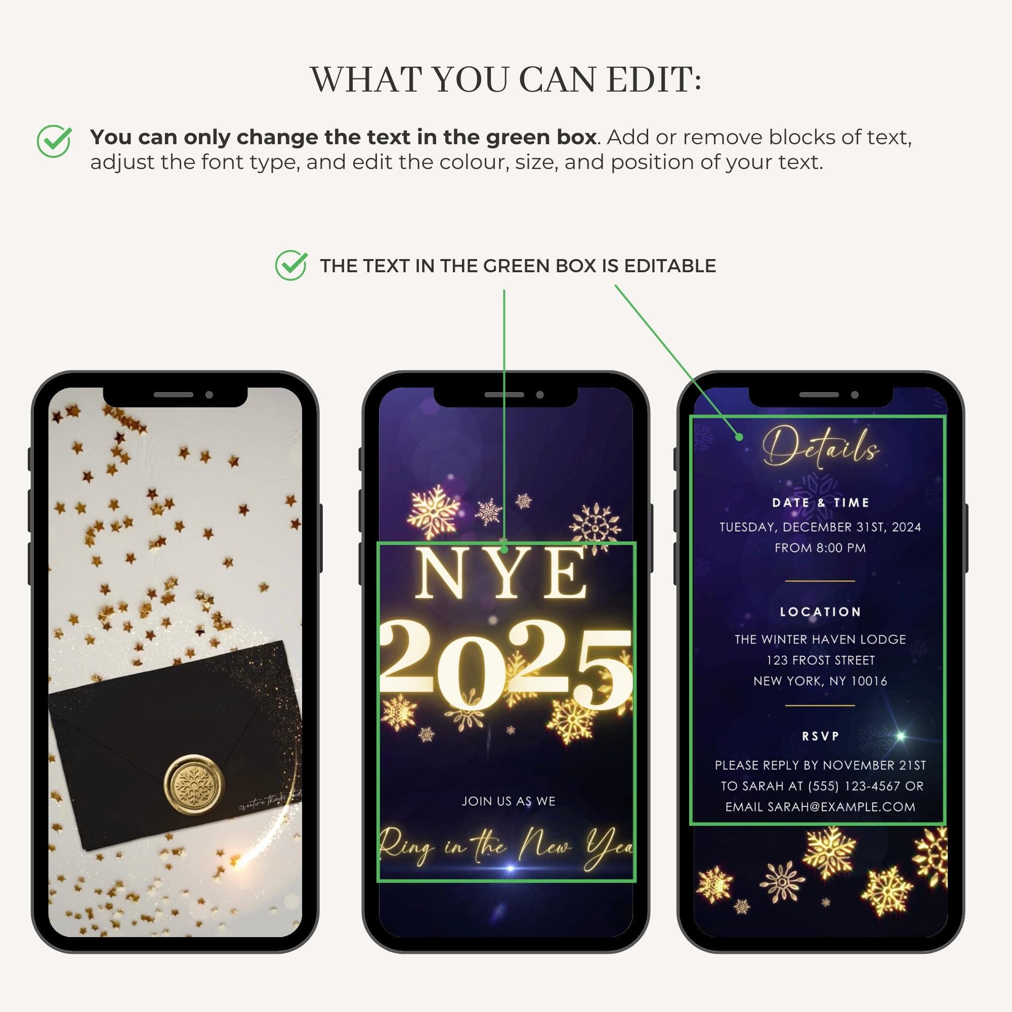 New Year&#39;s Eve Party Invitation Video