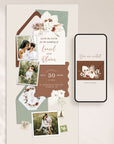 LAUREL Boho Online Digital Save the Date