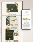 MARISOL Wedding Website Template for Canva with RSVP