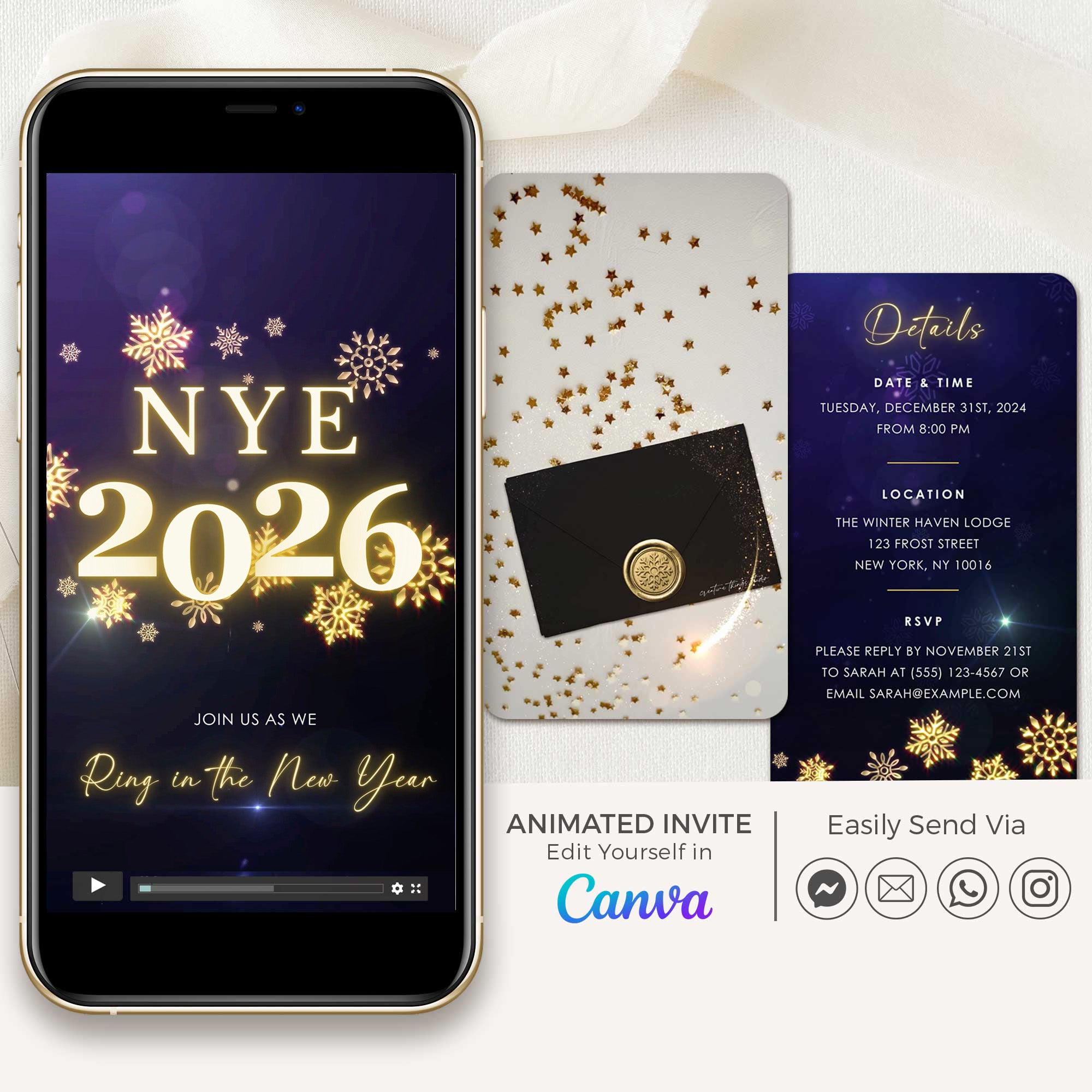 New Year's Eve Party Invitation Video