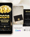 Animated Invitation to A New Year Party