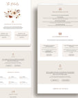 LAUREL Boho Online Digital Wedding Invitation