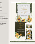 MARISOL Sunflowers Digital Save the Date