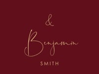 Anita Burgundy & Gold Wedding Invitation Video Template