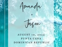 Beach Save the Date Video Template