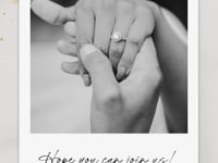 Black Boarding Pass Save the Date Video Template