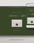 Old Money Online Digital Save the Date