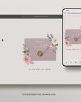 Fiorella Wedding Website Template for Canva with RSVP