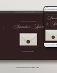 Old Money Online Digital Save the Date