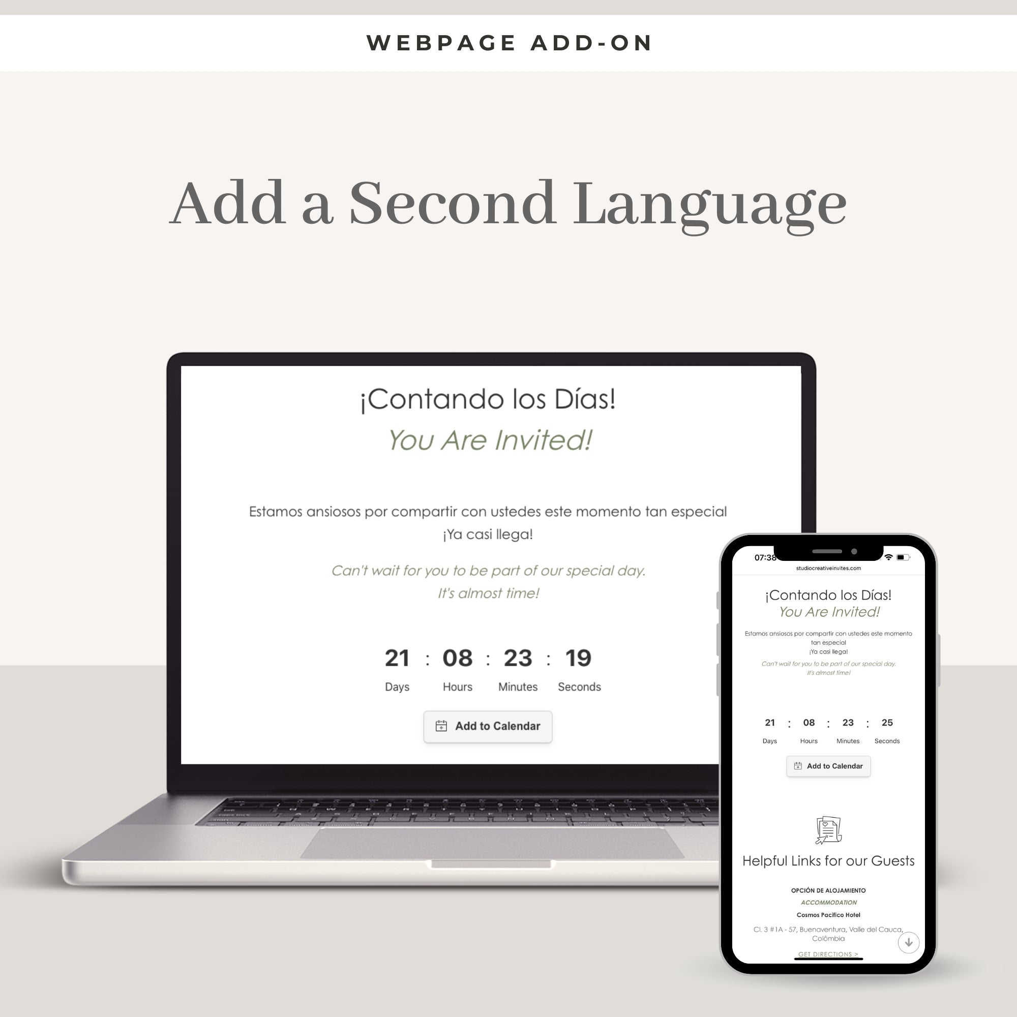 Add a Second Language