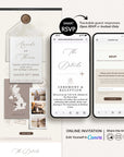 SOFIA Travel Theme Online Digital Wedding Invitation