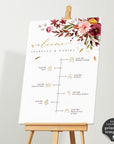 Ambra | Fall Wedding Order of Events Template