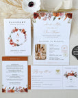 SCARLETT Passport Wedding Invitation Template