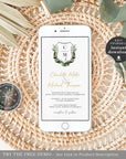 PALMA Tropical Wedding Digital Invites with Rsvp