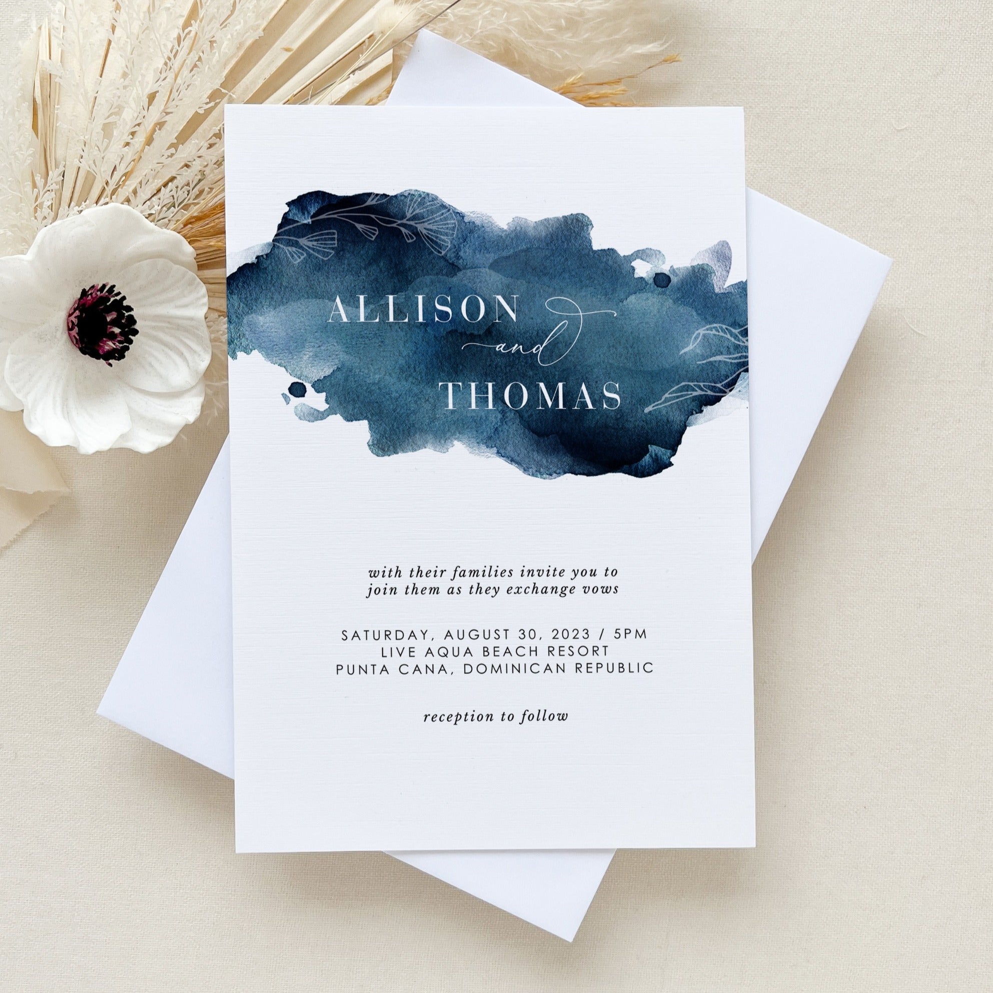 GRETA | Nautical Wedding Invitation Template