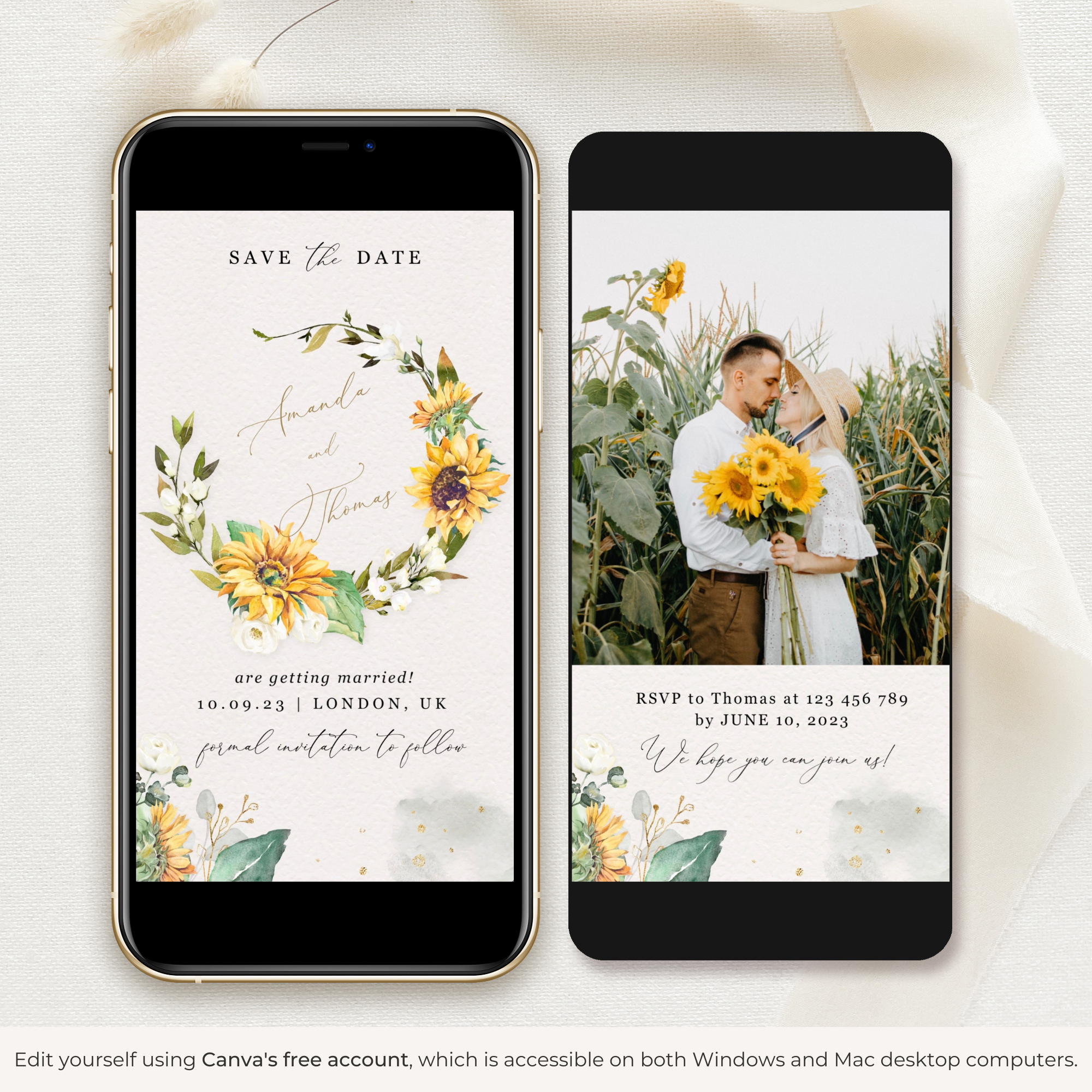 MARISOL Animated Save the Date Video Template