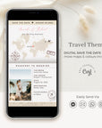 Sofia | Digital Save the Date Destination Wedding Passport