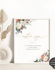 Natalia | Christmas Themed Custom Wedding Sign Template