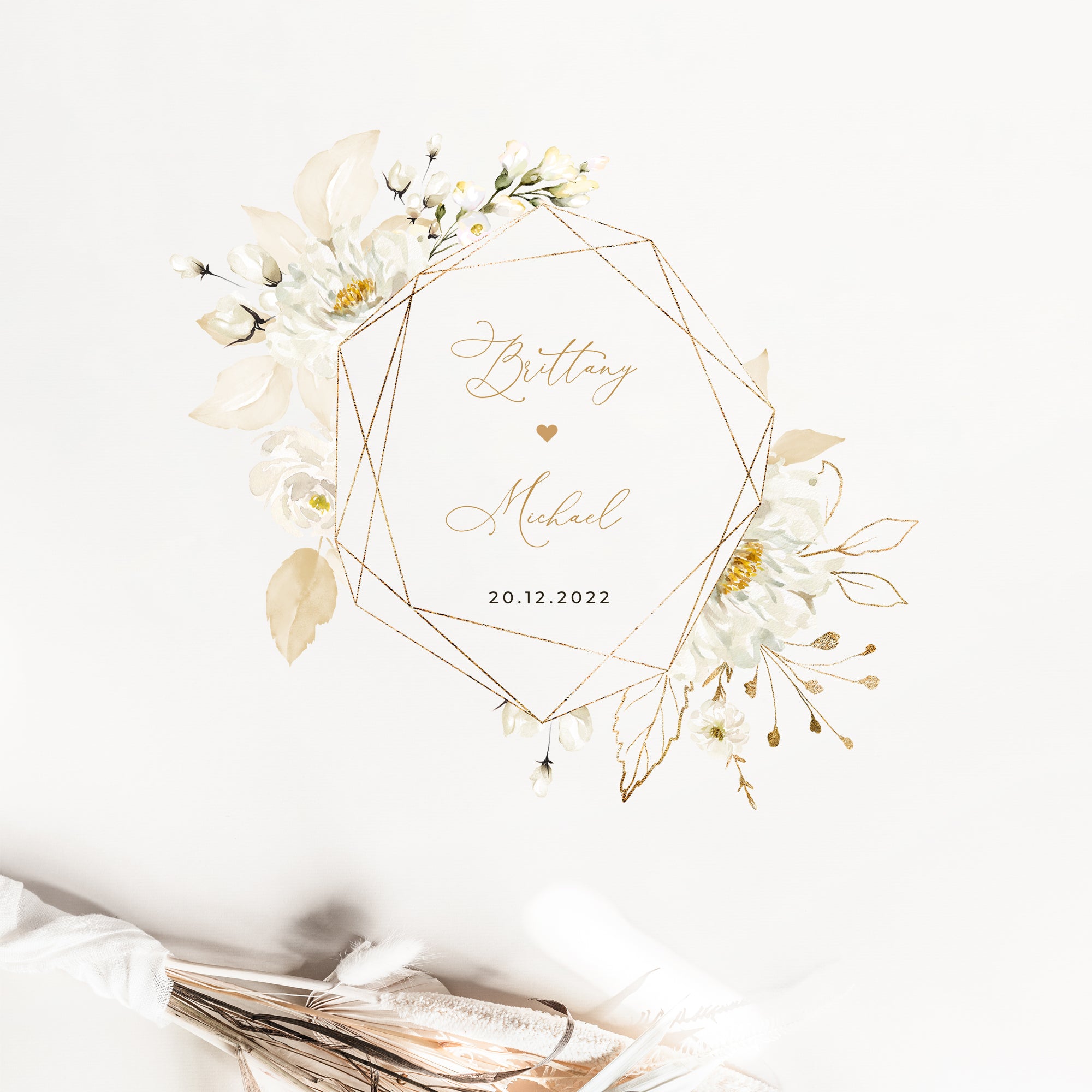 Dora | Wedding Monogram Logo Template