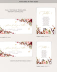 Ambra | Printable Seating Cards for Autumn Wedding